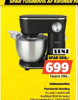 Power Køkkenmaskine Planetarisk blanding tilbud