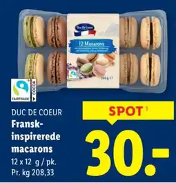 Lidl DUC DE COEUR Fransk- inspirerede macarons tilbud