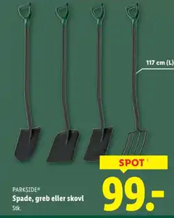 Lidl PARKSIDE® Spade, greb eller skovl tilbud