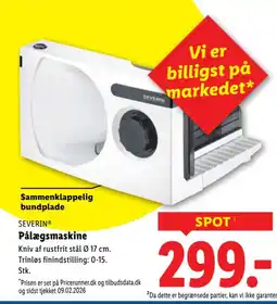 Lidl SEVERINⓇ Pålægsmaskine tilbud