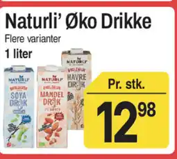 ABC Lavpris Naturli' Øko Drikke tilbud