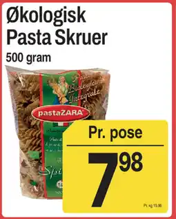 ABC Lavpris Økologisk Pasta Skruer tilbud