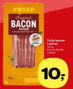 SuperBrugsen Tulip Bacon skiver tilbud