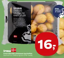 SuperBrugsen Irma danske vildmose kartofler tilbud