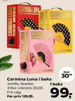 SuperBrugsen Carmina Luna i boks tilbud