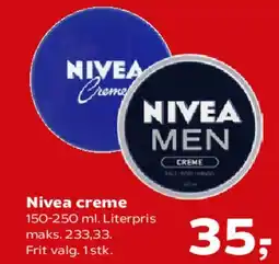 SuperBrugsen Nivea creme tilbud