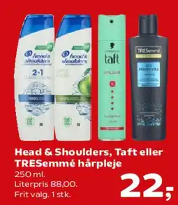 SuperBrugsen Head & Shoulders, Taft eller TRESemme hårpleje tilbud