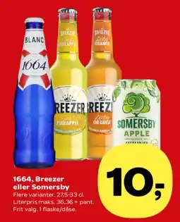 Kvickly 1664, Breezer eller Somersby tilbud