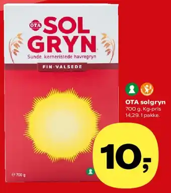 Kvickly OTA Solgryn tilbud