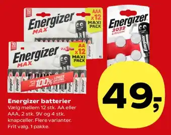 SuperBrugsen Energizer batterier tilbud