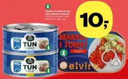 Kvickly Taste of nature tun eller Elvira makrel tilbud