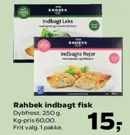 Kvickly Rahbek indbagt fisk tilbud