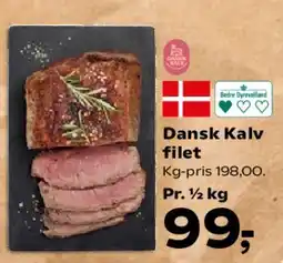 Kvickly Dansk Kalv filet tilbud