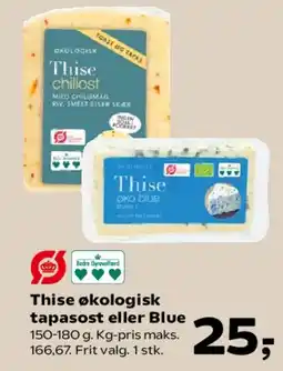 Kvickly Thise dansk økologisk jersey mælk tilbud