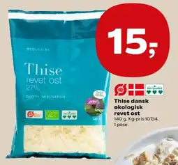 Kvickly Thise revet ost (økologisk) 27% tilbud