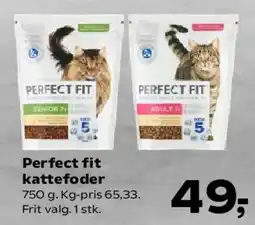 Kvickly Perfect fit kattefoder tilbud