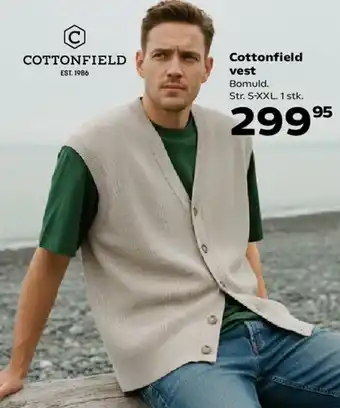 Kvickly Cottonfield vest tilbud