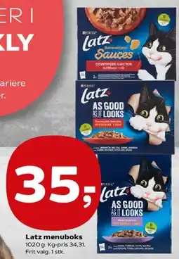 Kvickly Latz menuboks tilbud