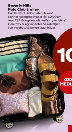 Kvickly Beverly Hills Polo Club trolley tilbud