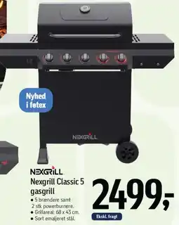 Føtex Nexgrill Classic 5 gasgrill tilbud