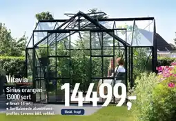 Føtex Sirius orangeri 13000 sort tilbud
