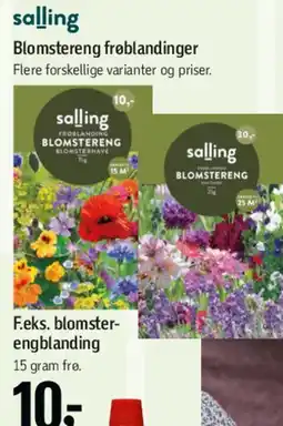 Føtex Blomstereng frøblandinger tilbud