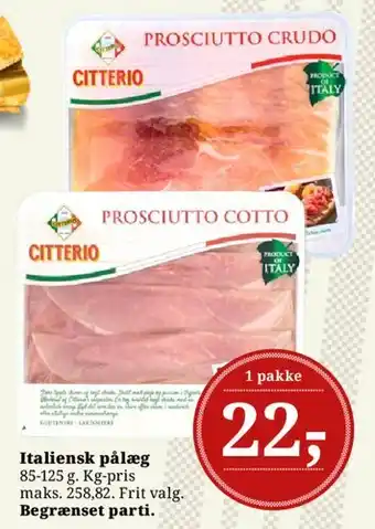 Dagli'Brugsen Italiensk pålæg tilbud