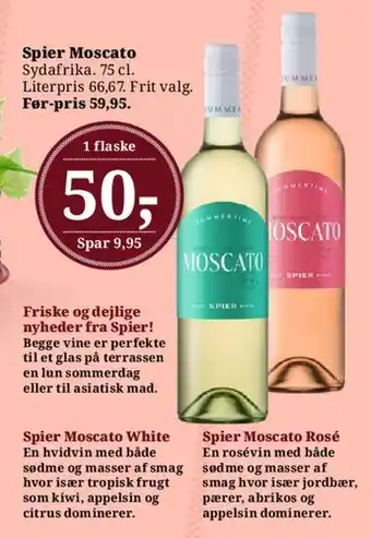 Dagli'Brugsen Spier Moscato tilbud