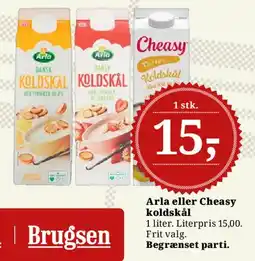 Dagli'Brugsen Arla eller Cheasy koldskål tilbud