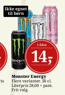 Dagli'Brugsen Monster Energy tilbud