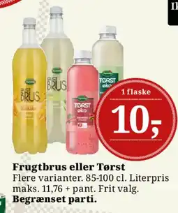 Dagli'Brugsen Frugtbrus eller Tørst tilbud