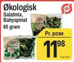 ABC Lavpris Økologisk Salatmix / Babyspinat tilbud