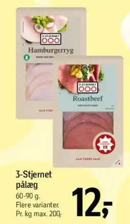 Føtex 3-Stjernet pålæg tilbud