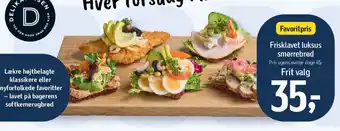 Frisklavet luksus smørrebrød