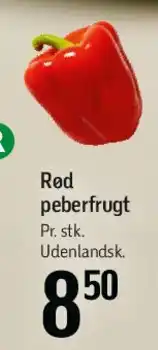 Føtex Rød peberfrugt tilbud