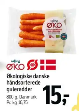 Føtex Økologiske danske håndsorterede gulerødder tilbud