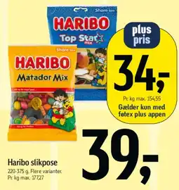 Føtex Haribo slikpose tilbud