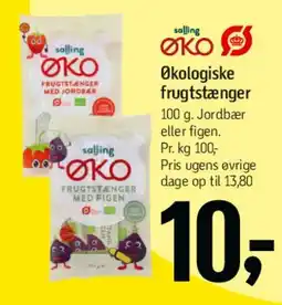 Føtex Økologiske frugtstænger tilbud