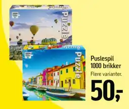 Føtex Puslespil 1000 brikker tilbud