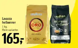 Føtex Lavazza helebønner tilbud