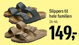 Føtex Slippers til hele familien tilbud