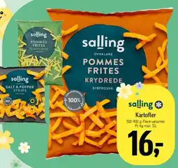 Føtex salling Pommes Frites (krydrede) tilbud