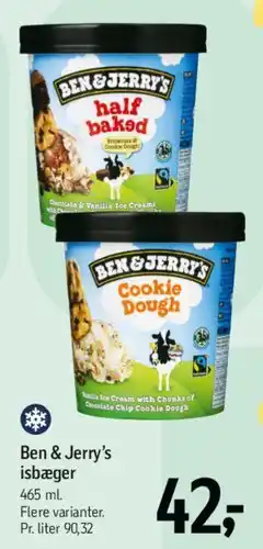 Føtex Ben & Jerry's isbæger tilbud