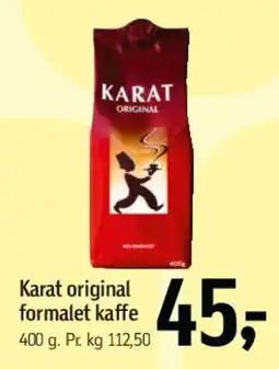 Føtex Karat original formalet kaffe tilbud