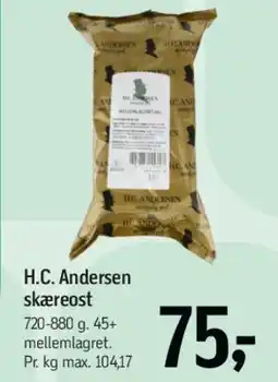 Føtex H.C. Andersen skæreost tilbud
