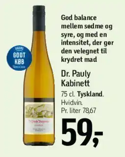 Føtex Dr. Pauly Kabinett tilbud