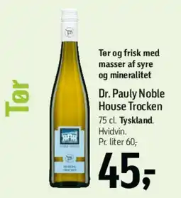 Føtex Dr. Pauly Noble House Trocken tilbud