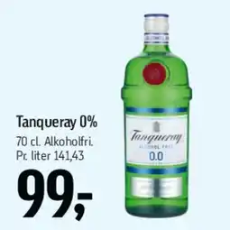 Føtex Tanqueray 0% tilbud