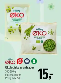 Føtex Økologiske grøntsager tilbud