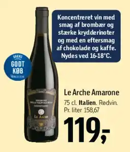 Føtex Le Arche Amarone tilbud